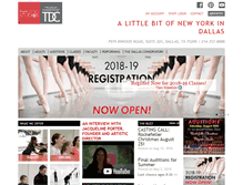 Tablet Screenshot of parkcitiesdance.com